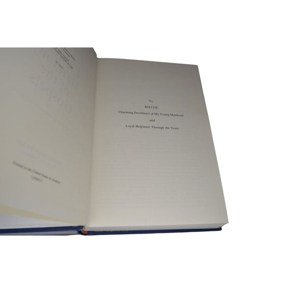 1961 A Laymans Harmony Of The Gospels By John Franklin Carter Hardcover Broadman - Picture 8 of 11